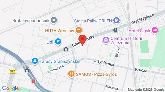 Office spaces for rent i Wrocław - Photo from Google Street View