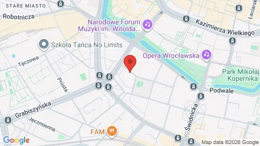 Espacios de oficina En alquiler i Wrocław - Foto de Google Street View