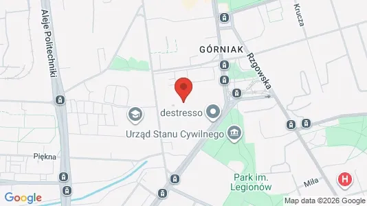 Espacios de oficina En alquiler i Łódź - kort over placeringen
