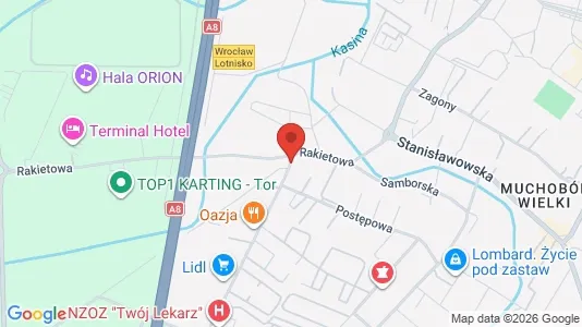 Kontorlokaler til leje i Wrocław - Foto fra Google Street View