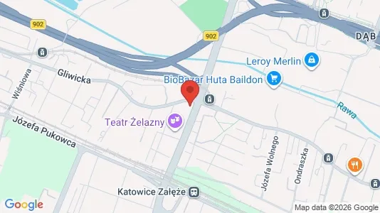 Kontorlokaler til leje i Katowice - Foto fra Google Street View