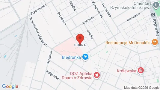 Lokale biurowe Do wynajęcia i Łódź - kort over placeringen