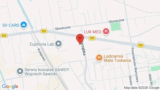 Kantorruimte te huur i Piaseczyński - kort over placeringen
