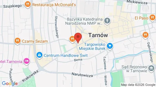 Lokale biurowe Do wynajęcia i Tarnów - kort over placeringen