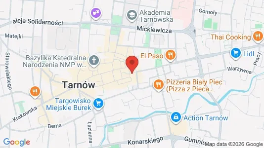 Lokale biurowe Do wynajęcia i Tarnów - kort over placeringen