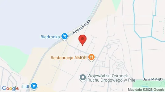 Büros zur Miete i Pilski – Foto von Google Street View