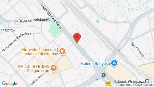 Büros zur Miete i Gdańsk – Foto von Google Street View