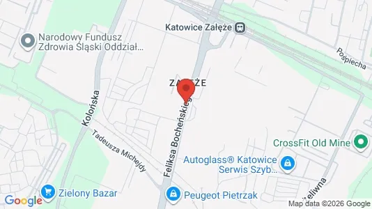 Kontorlokaler til leje i Katowice - Foto fra Google Street View