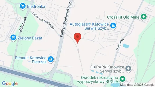 Kontorlokaler til leje i Katowice - Foto fra Google Street View
