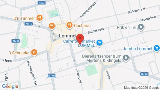 Nieruchomości komercyjne Do wynajęcia i Lommel - kort over placeringen