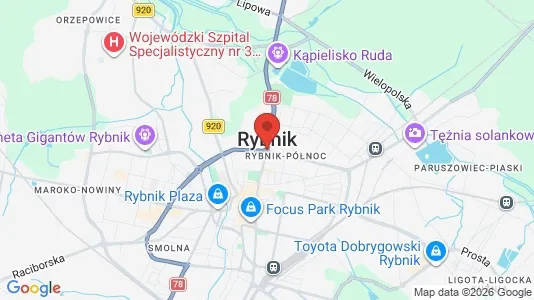 Office spaces for rent i Rybnik - Photo from Google Street View