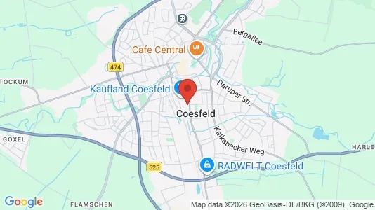 Werkstätte zur Miete i Coesfeld – Foto von Google Street View