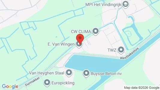 Lager til salgs i Evergem - kort over placeringen
