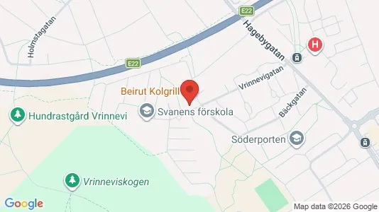 Lokaler til leie i Norrköping - kort over placeringen