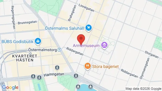 Kontorlokaler til leje i Östermalm - Foto fra Google Street View