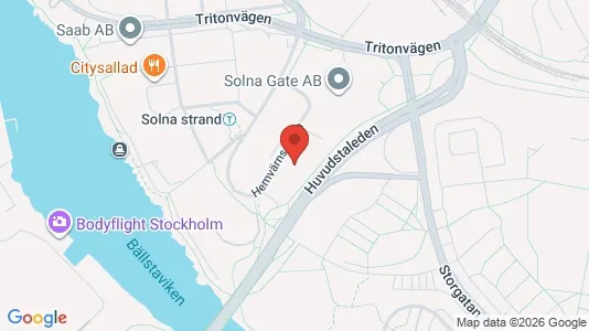 Kontorlokaler til leje i Solna - Foto fra Google Street View