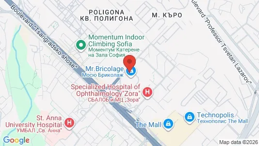 Kantorruimte te huur i Sofia Mladost - Foto uit Google Street View