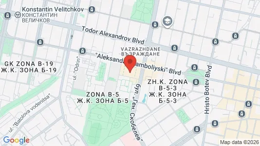 Kontorslokaler för uthyrning i Sofia Vazrazhdane – Foto från Google Street View