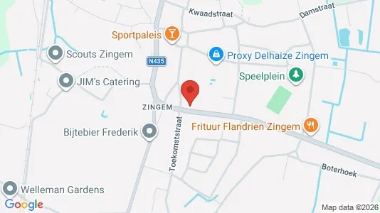 Nieruchomości komercyjne Na sprzedaż i Kruisem - kort over placeringen