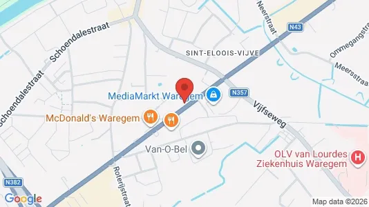 Lokaler til salg i Waregem - Foto fra Google Street View