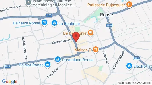 Gewerbeflächen zum Kauf i Ronse – Foto von Google Street View
