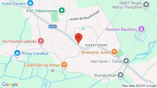 Commercial properties for sale i Gavere - kort over placeringen