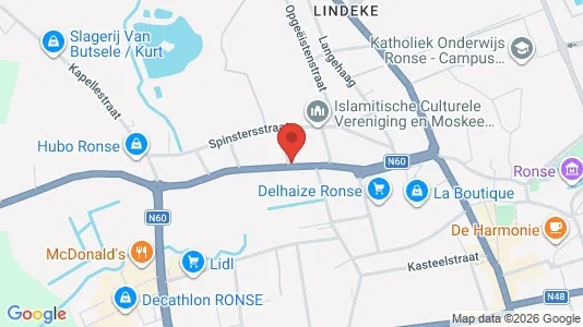 Commercial properties for sale i Ronse - Photo from Google Street View