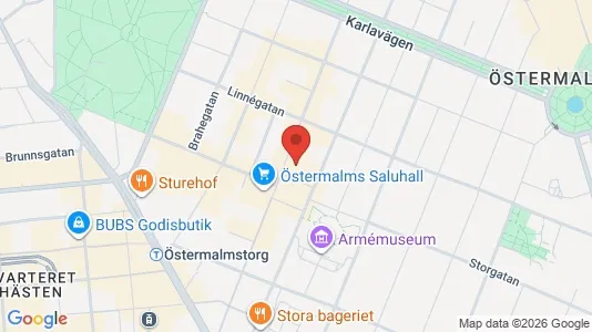 Office spaces for rent i Östermalm - Photo from Google Street View