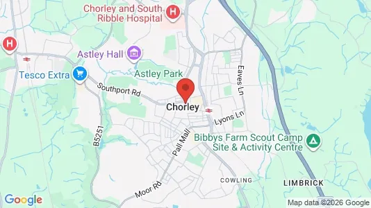 Tiendas En alquiler i Chorley - Lancashire - Foto de Google Street View