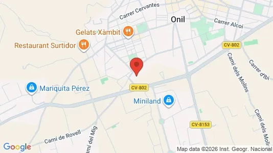 Commercial properties for sale i Onil - Photo from Google Street View