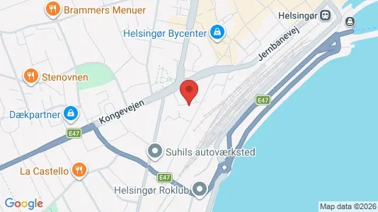 Clinics En alquiler i Helsingør - kort over placeringen