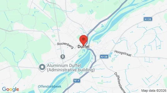 Propiedades industriales En alquiler i Duffel - kort over placeringen