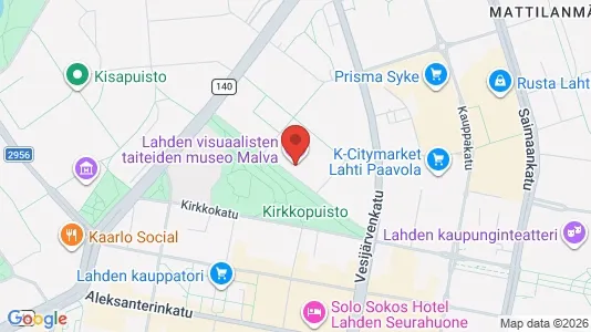 Office spaces for rent i Lahti - kort over placeringen