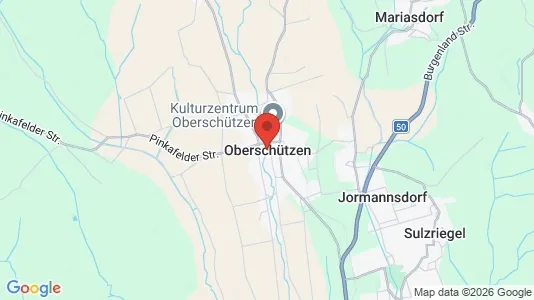 Restaurants for rent i Oberschützen - kort over placeringen