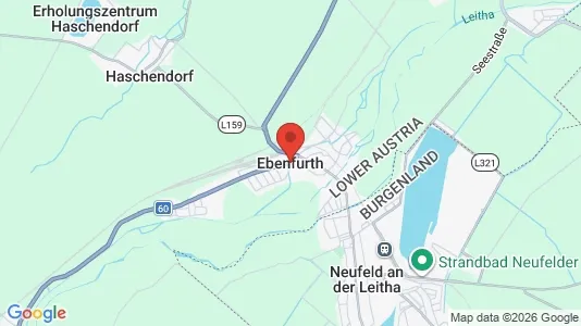 Commercial properties for sale i Ebenfurth - kort over placeringen