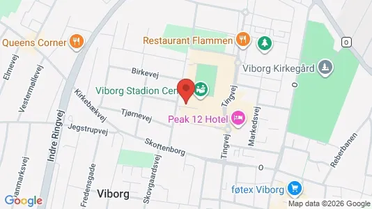 Commercial properties for rent i Viborg - kort over placeringen
