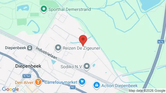 Office spaces for sale i Diepenbeek - kort over placeringen