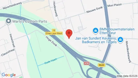 Gewerbeflächen zur Miete i Etten-Leur - kort over placeringen