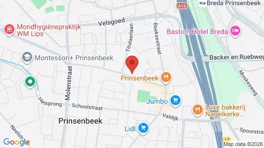 Lokale biurowe Do wynajęcia i Breda - kort over placeringen