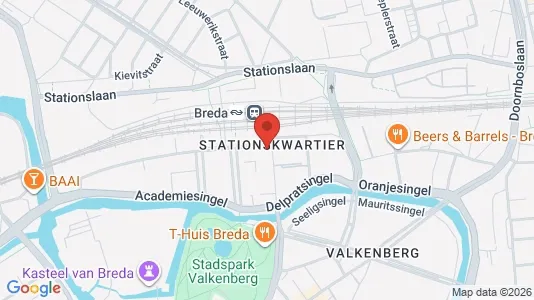 Lokale biurowe Do wynajęcia i Breda - kort over placeringen