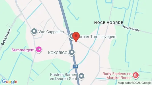 Bedrijfsruimtes te koop i Lievegem - Foto uit Google Street View