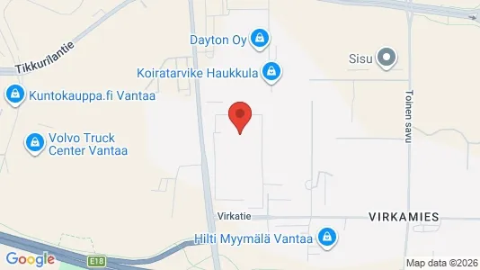 Lagerlokaler til leje i Vantaa - Foto fra Google Street View