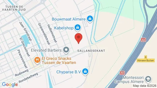 Commercial properties for sale i Almere - kort over placeringen