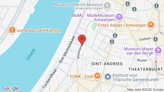 Commercial properties for rent i Stad Antwerp - kort over placeringen