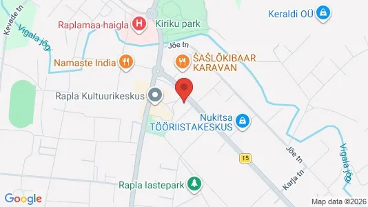 Kontorer til leie i Rapla – Bilde fra Google Street View