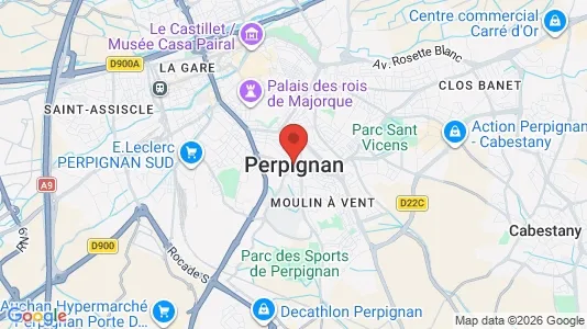 Butikslejemål til leje i Perpignan - Foto fra Google Street View