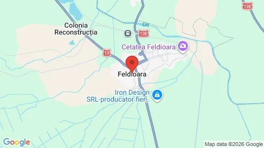 Restaurants for rent i Feldioara - kort over placeringen