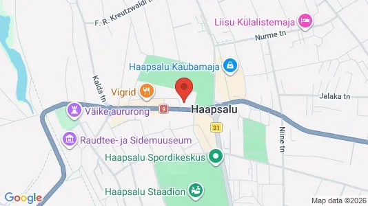 Gewerbeflächen zum Kauf i Haapsalu - kort over placeringen