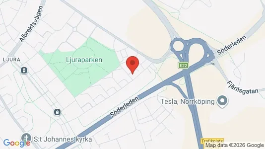 Commercial properties for rent i Norrköping - kort over placeringen