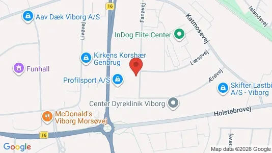 Commercial properties for rent i Viborg - Photo from Google Street View